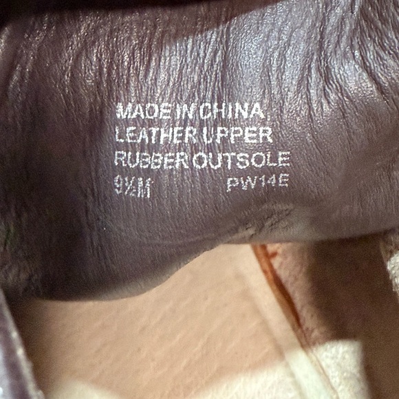 Michael Kors leather bootie wedge, brown size 9.5 - Picture 7 of 12